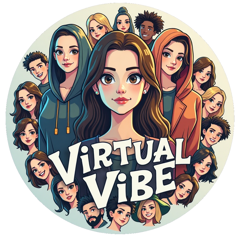 Virtual-Vibe Logo